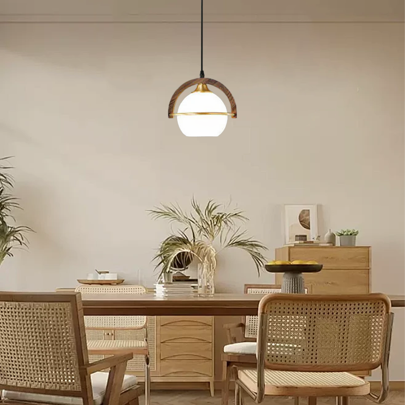 Modern Spherical Pendant Light Dining Room