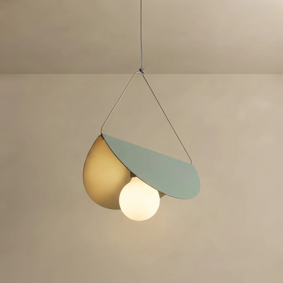 VA015Velora Designer 7-Color Pendant Light - Metal & Glass Uneven Cluster for Dining Room