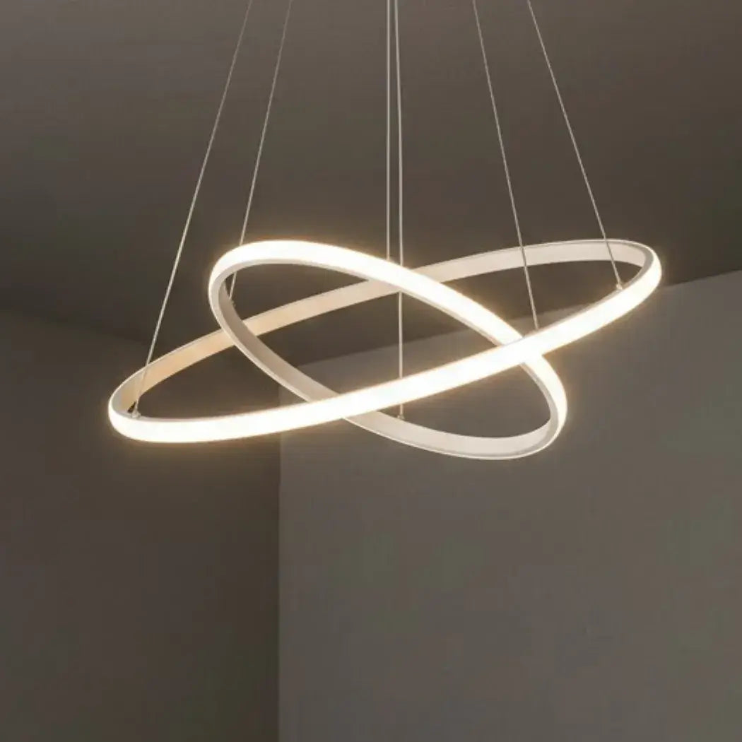 Velora Modern Metal Ring Pendant Light – Fixture for Living