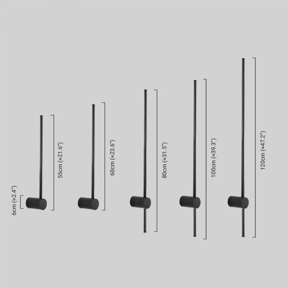 Arcato Minimalist LED Wall Lamp- Linear Light for Bedroom