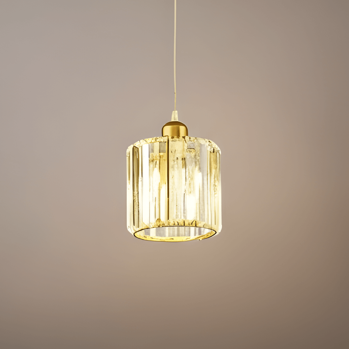 Vetro Nordic LED Pendant Light-Metal/Glass Black/Gold for Dining Room/Living Room