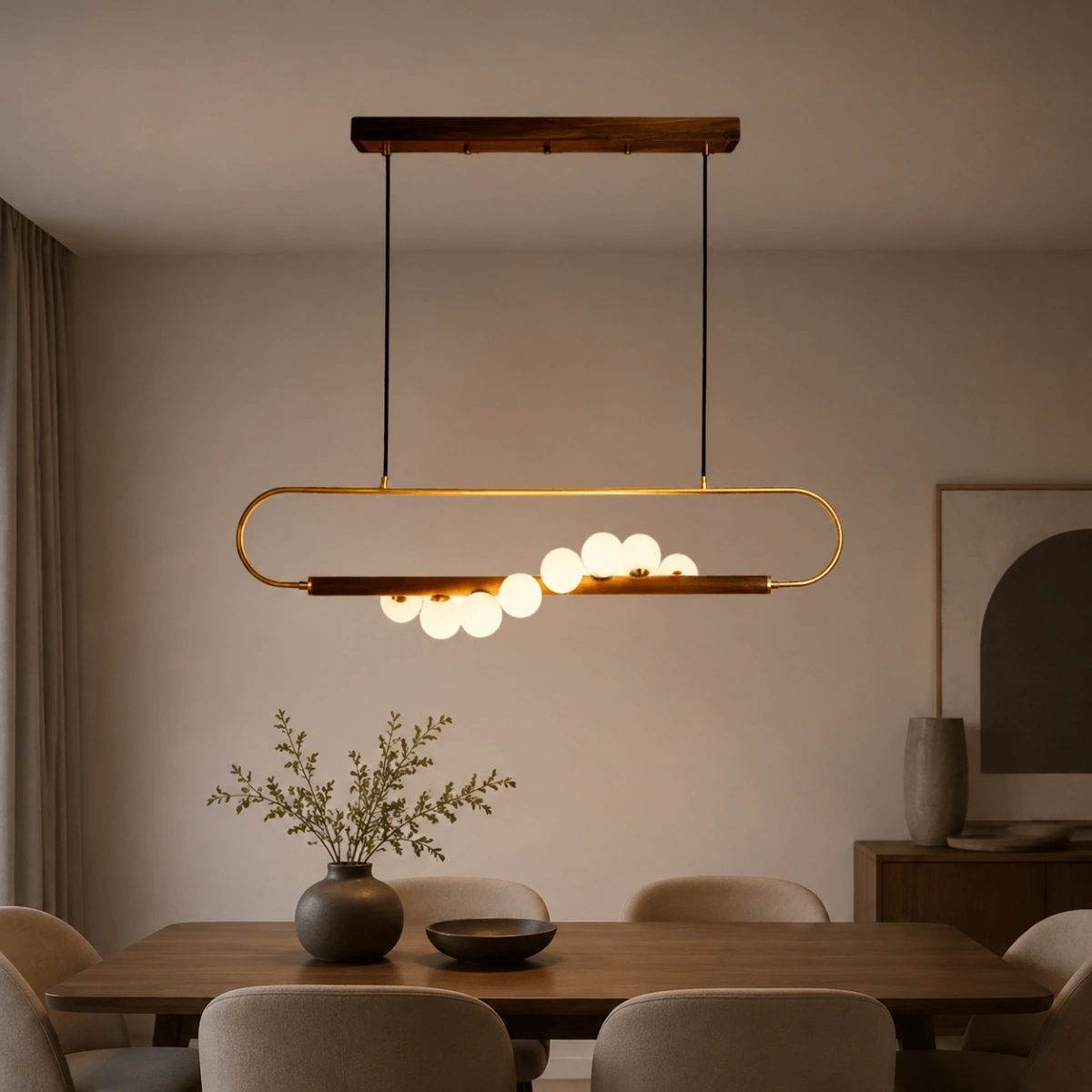 Lamp in Wood Adds Natural Beauty And Calm