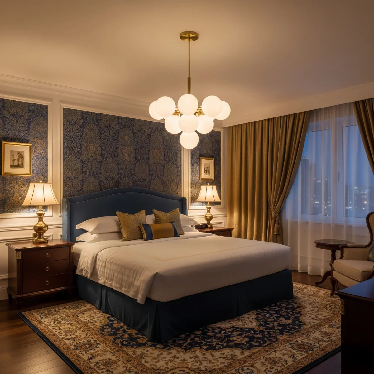 Bedroom - Chandelier