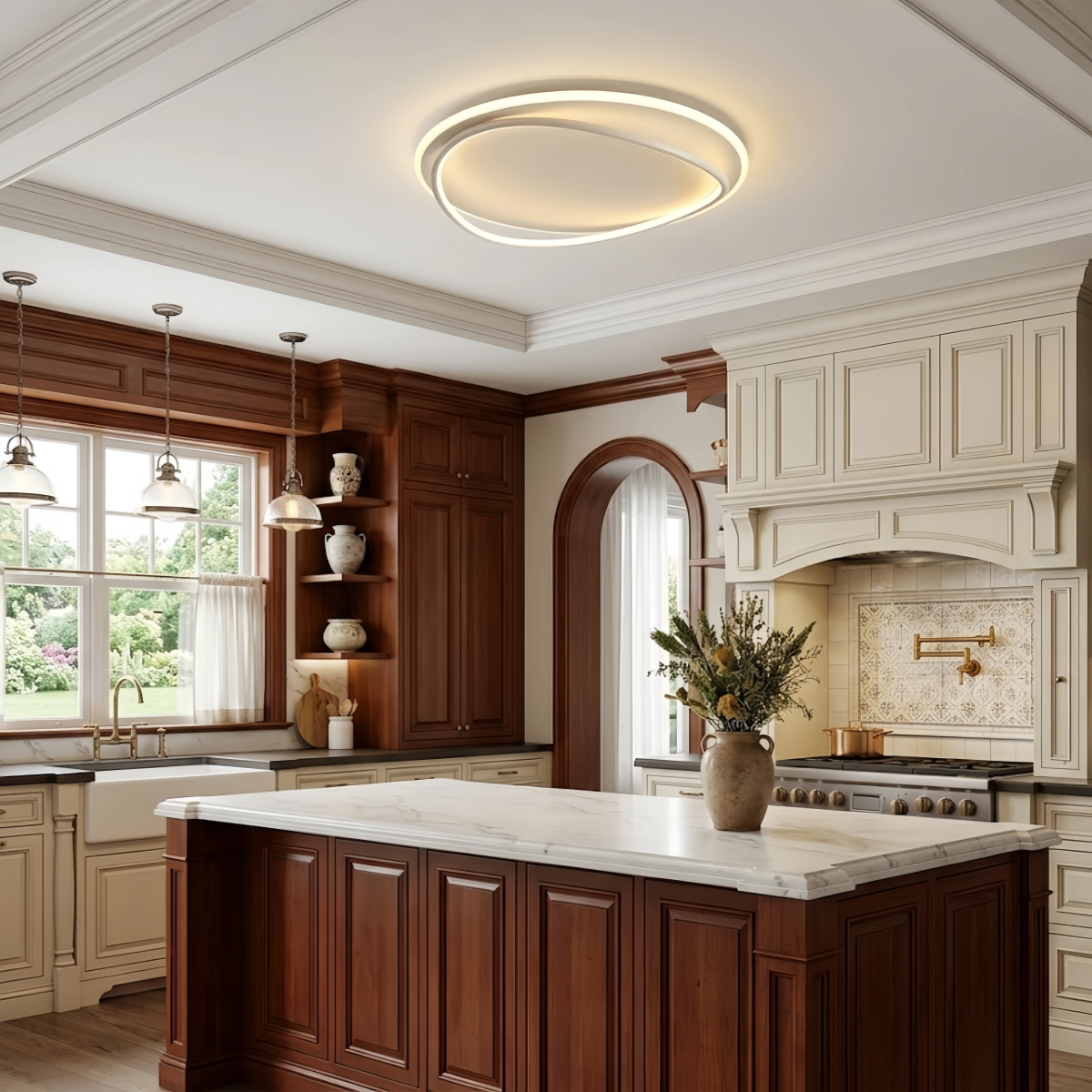 Kitchen Island - Ceiling Light