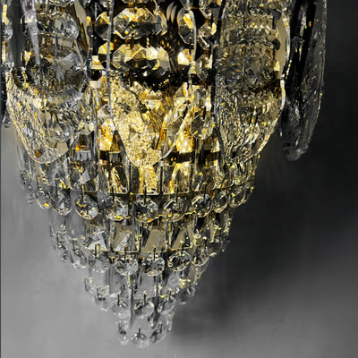 Velora Italian Luxury Wall Lamp--Crystal Shade Wall Lamp for Bedroom
