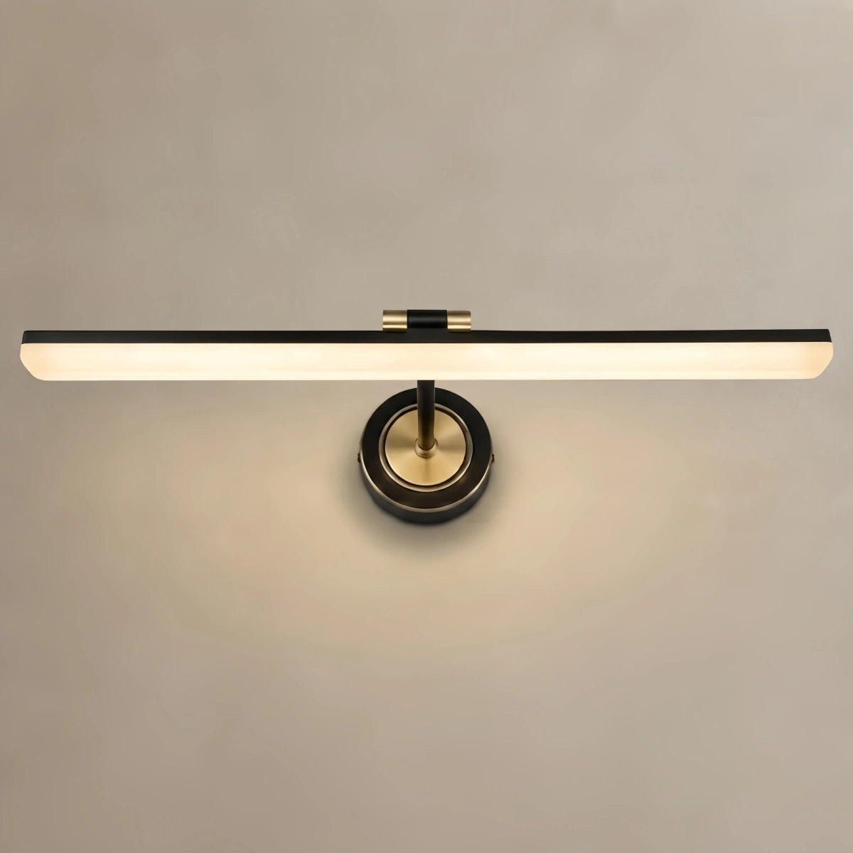 Arcato Vintage Vanity Light – Black/Gold Metal with Adjustable Light Bathroom