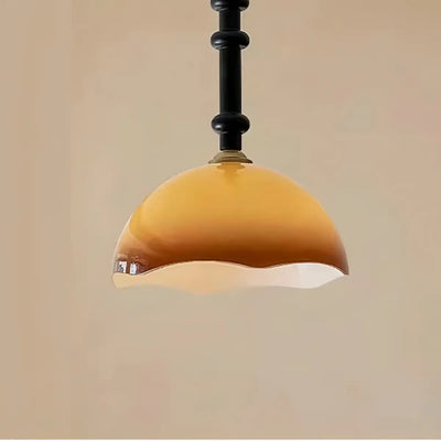 Vetro Retro Glass Pendant Light --Coffee Or White for Dining Room