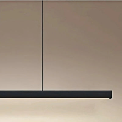 Arcato Minimalist Dimmable Linear Pendant Light – Black or White Acrylic for Dining Room