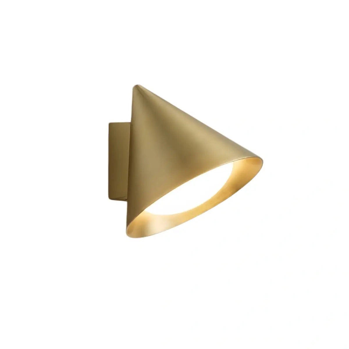 Irondale Minimalist Conical Outdoor Wall Lamp – Black Metal Light for Exterior Wall