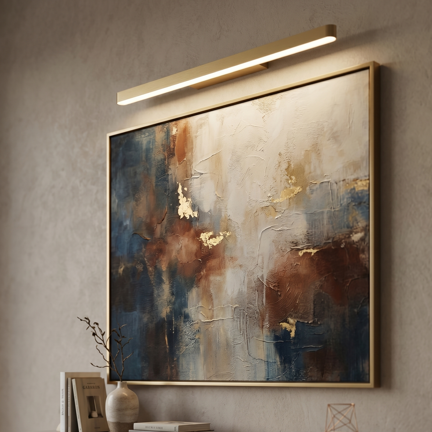 Minimalist Brushed Stainless Steel Wall Lamp -- Copper/Chrome/Black for Living Room/Bedroom