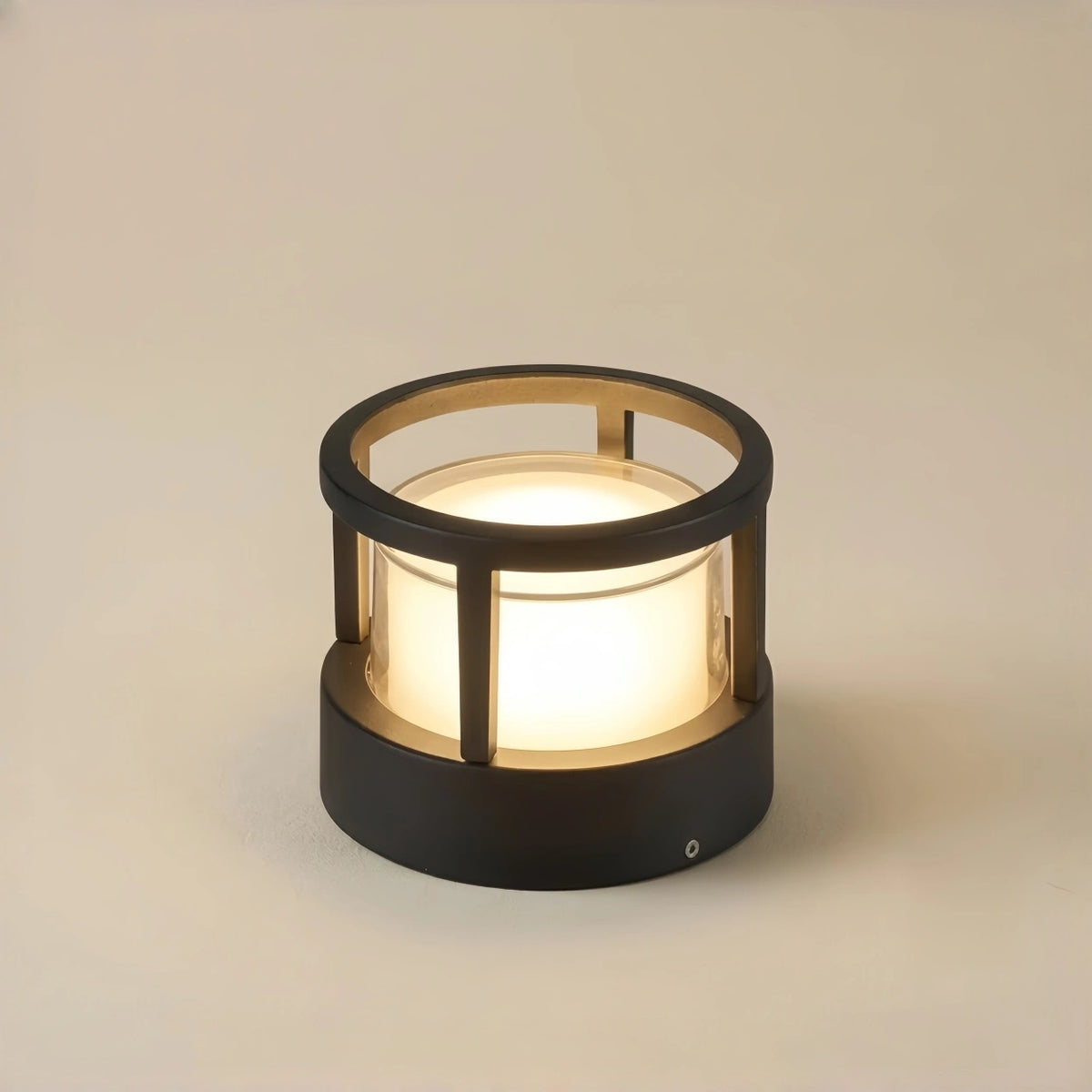 Irondale Industrial Cylindrical Pillar Lights - Weatherproof Metal for Garden