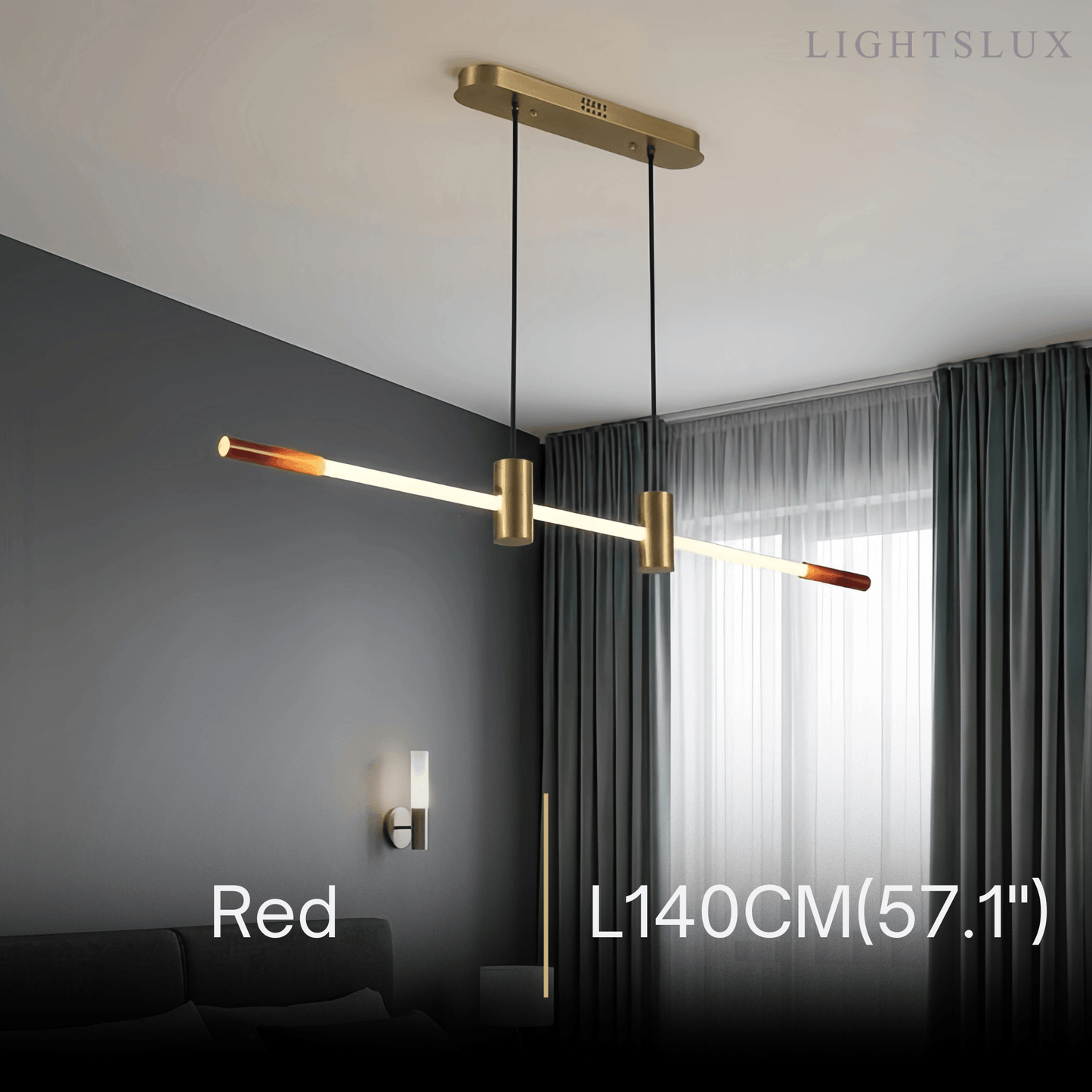 Arcato Modern Metal & Acrylic Pendant Light 