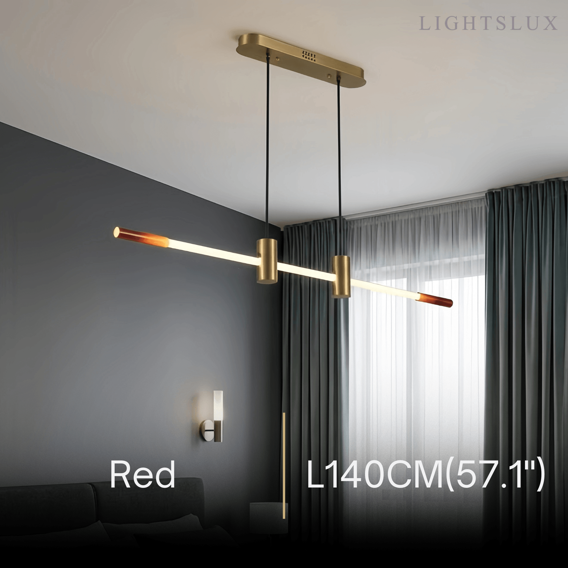 Arcato Modern Metal & Acrylic Pendant Light 