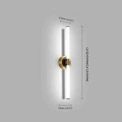Minimalist Stick Vanity Wall Lamp  Sizze