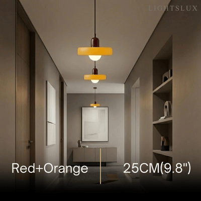 Morandia Nordic Pendant Light - Round Glass Shade for Living/Dining Room
