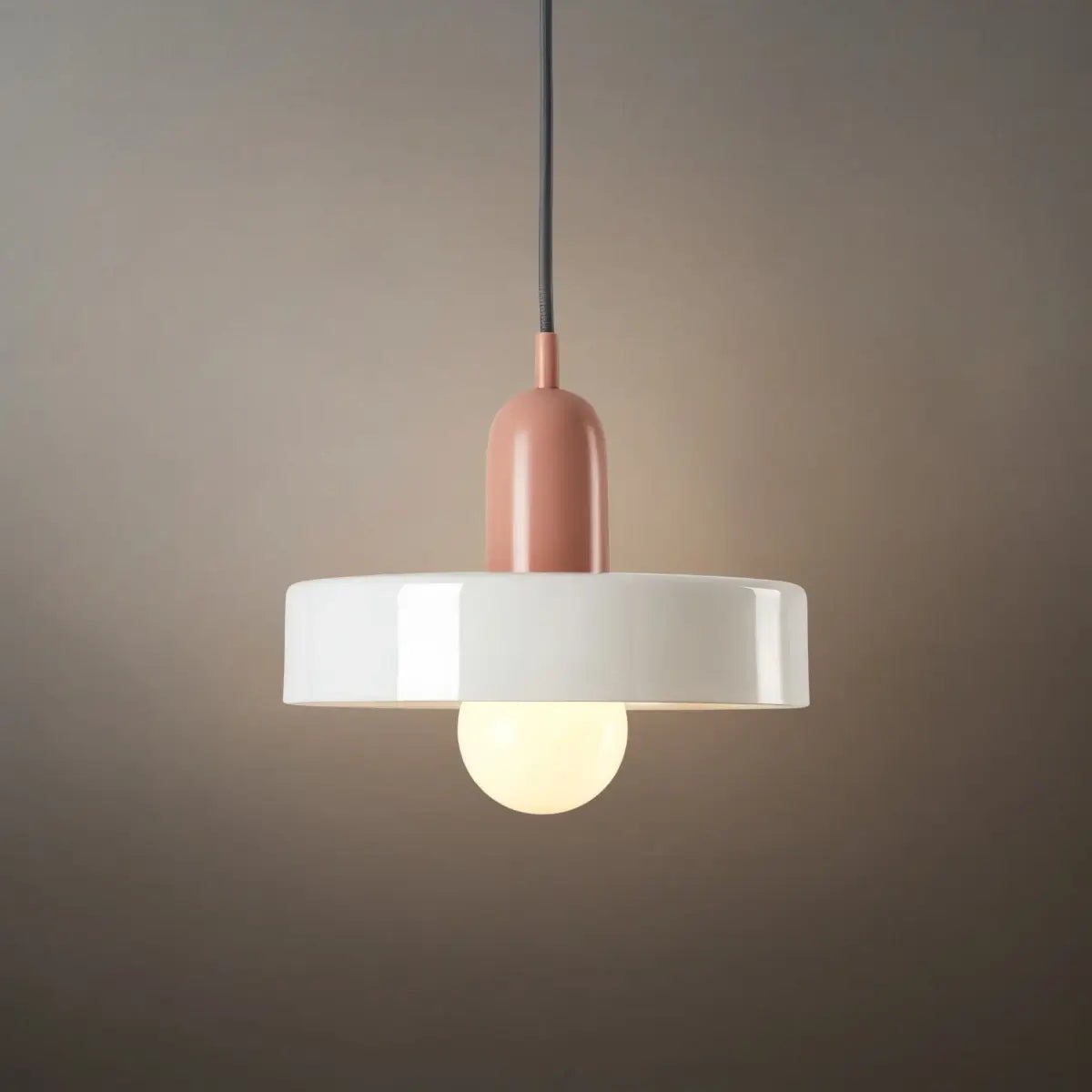 Morandia Nordic Pendant Light - Round Glass Shade for Living/Dining Room