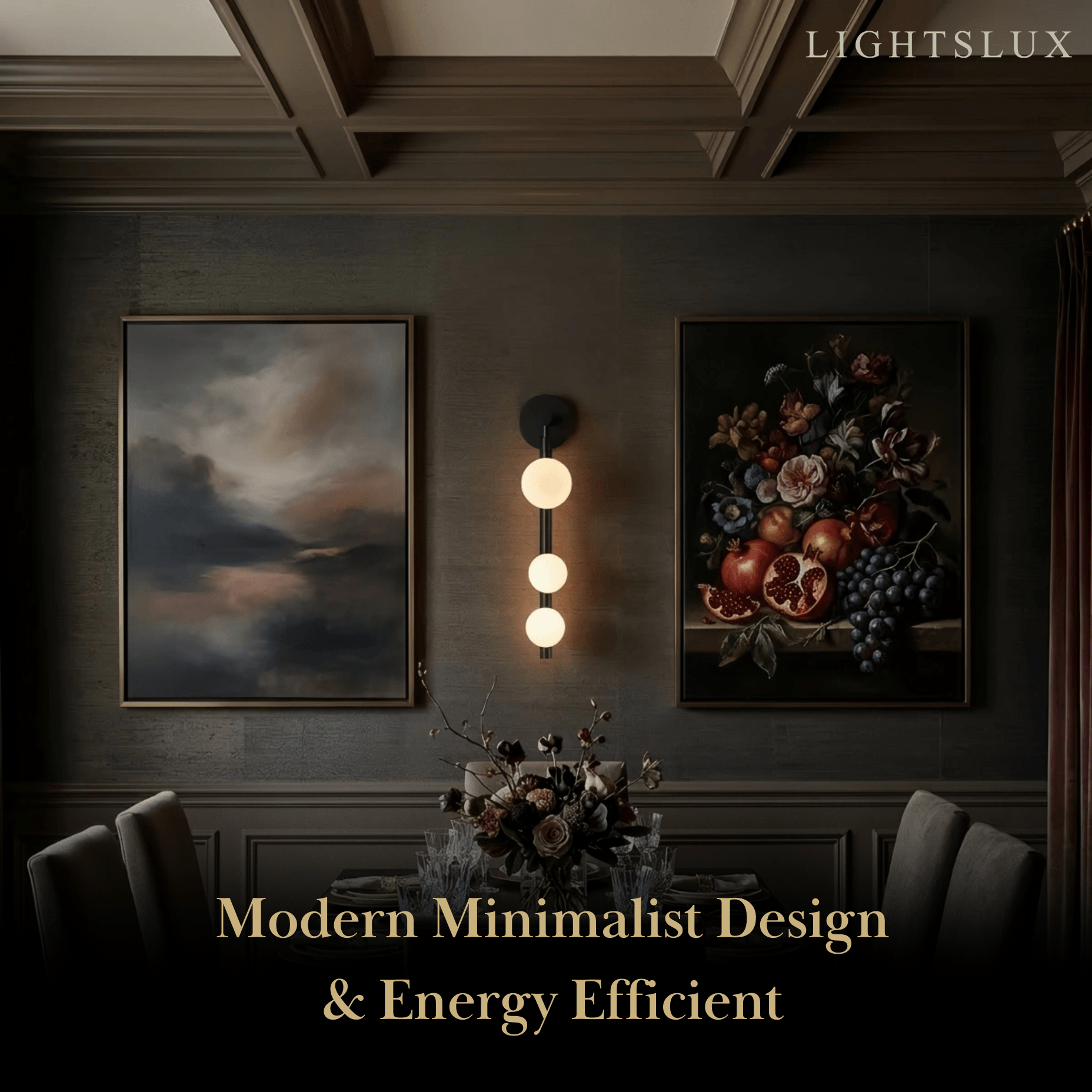 Modern_Wall_Light__Black_Metal_Glass_Globular_Design