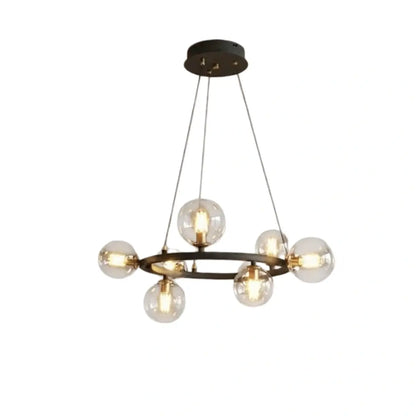 Chandelier - Metal Frame with Bubble Design for Living Room