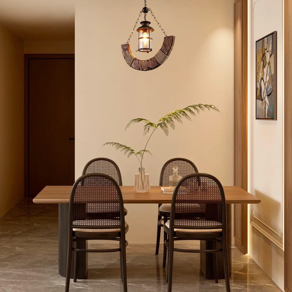 Vintage Lantern Pendant Light