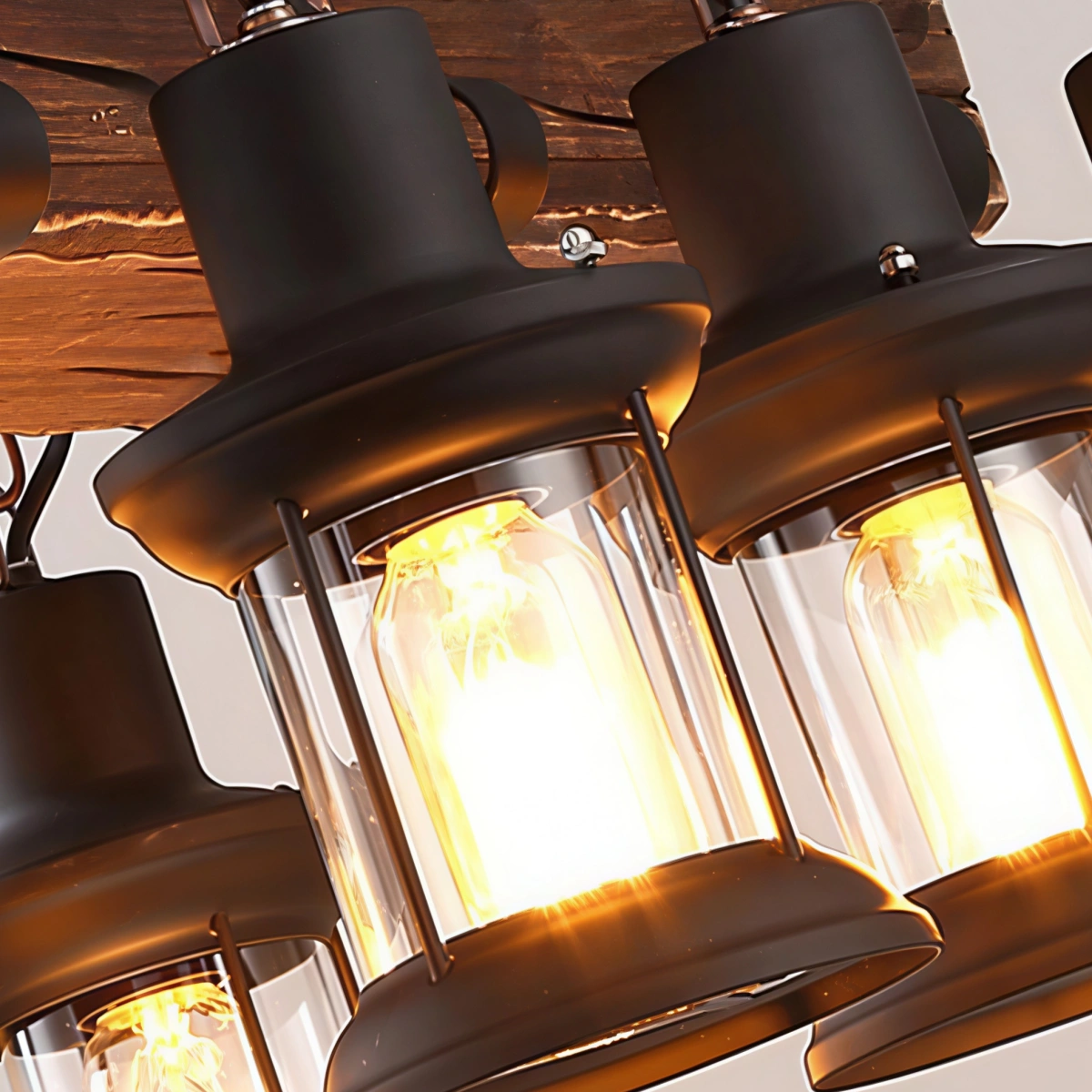 Irondale Vintage Rectangular Pendant Light