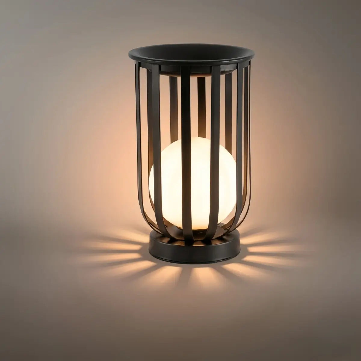 Arcato Modern Black Outdoor Floor Lamp