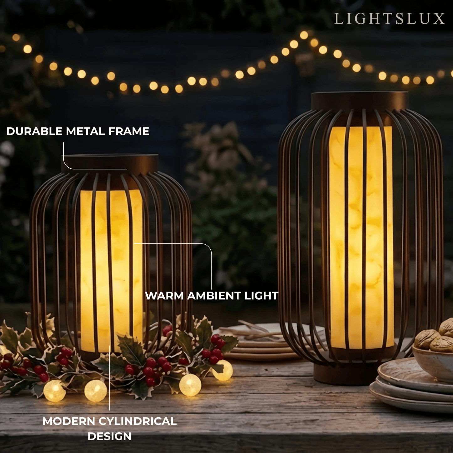 Lunara Modern Solar Floor LampA
