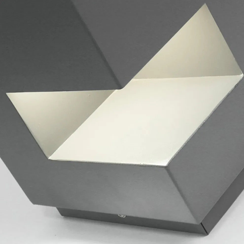 Arcato Modern Square Outdoor Pillar Light 