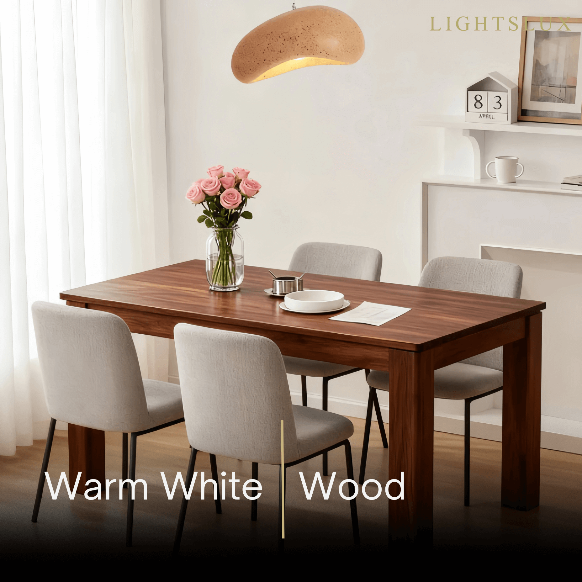 Morandia Modern Bread-Shaped Pendant Light