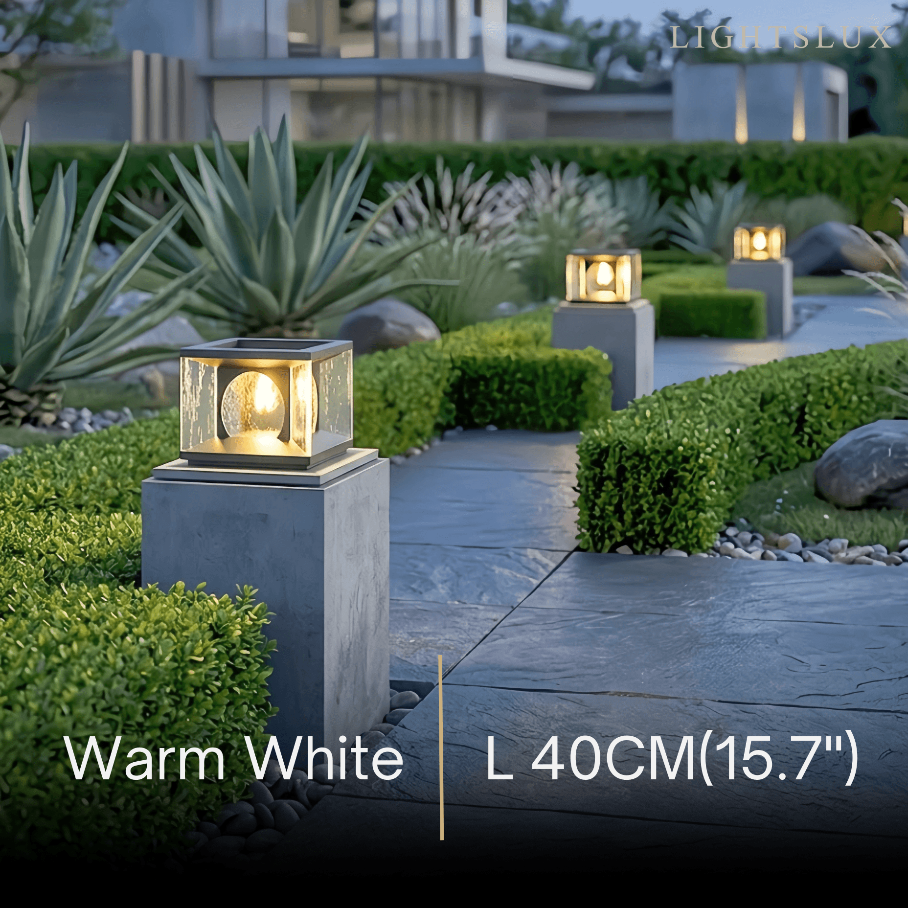 Arcato Art Deco Square Pillar Light 