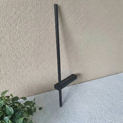LED Wall Lamp – Black Solar & Sensor Light Outdoor