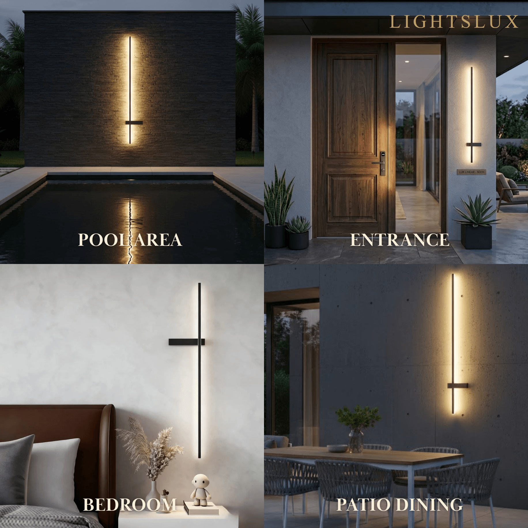 Modern Linear LED Wall Lamp 