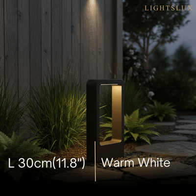 Arcato Modern Black Metal LED Path Light – Outdoor Garden Lighting