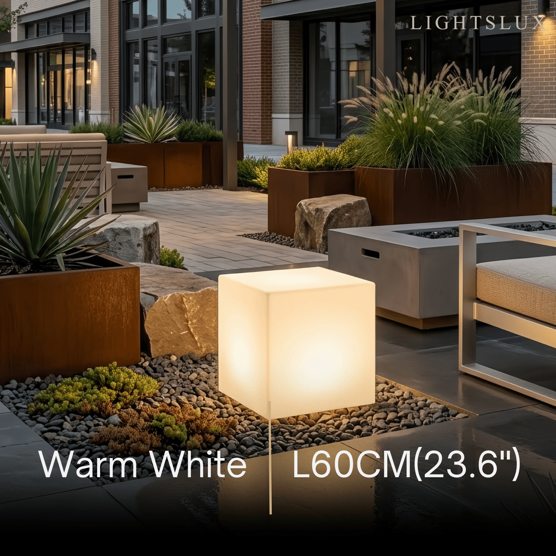 Arcato Modern Outdoor Floor Lamp