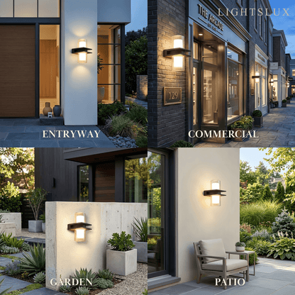 Arcato Modern Outdoor Wall Lamp