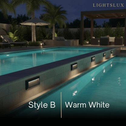 Arcato Modern Outdoor Step Deck Light