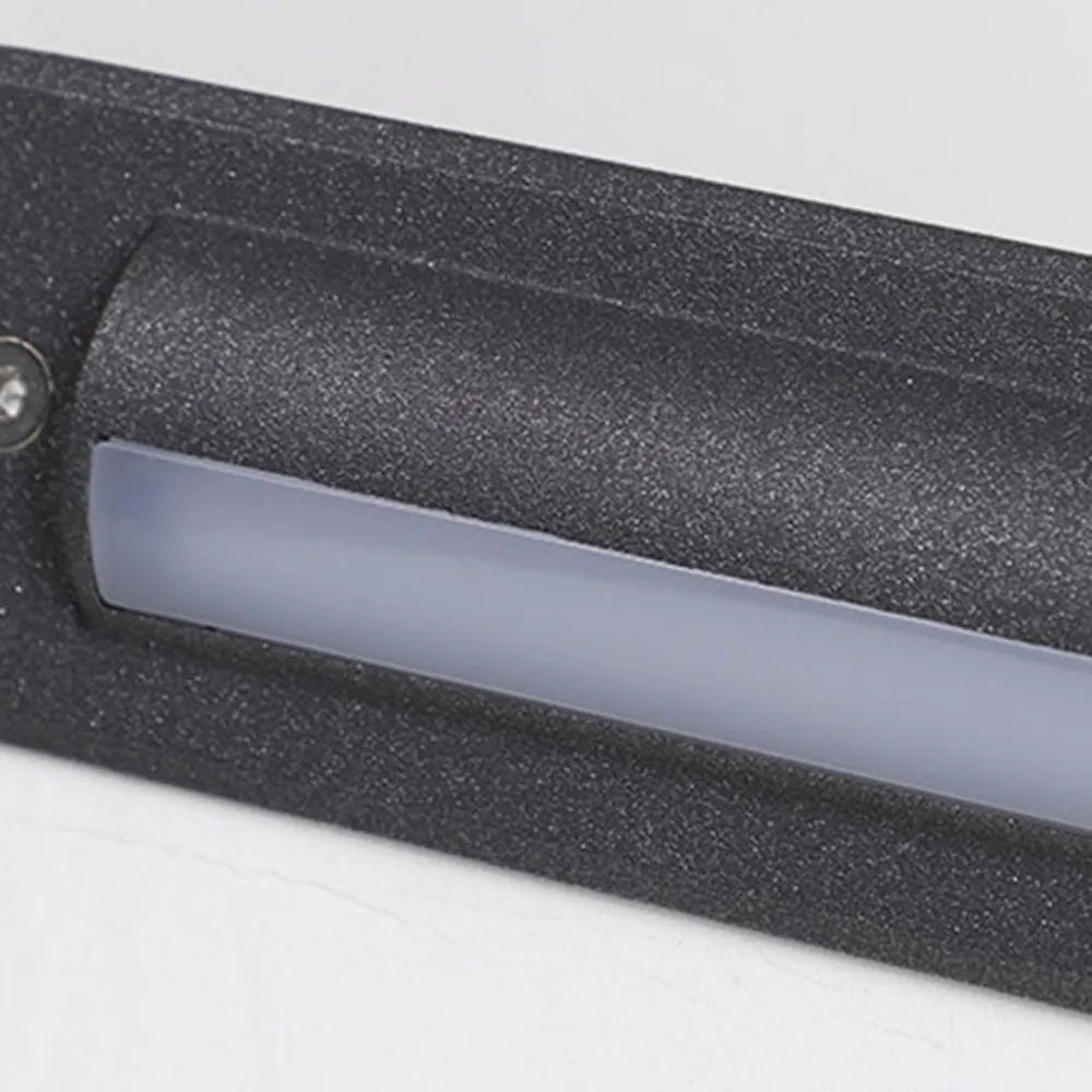 Modern Rectangular Outdoor Deck Step Light