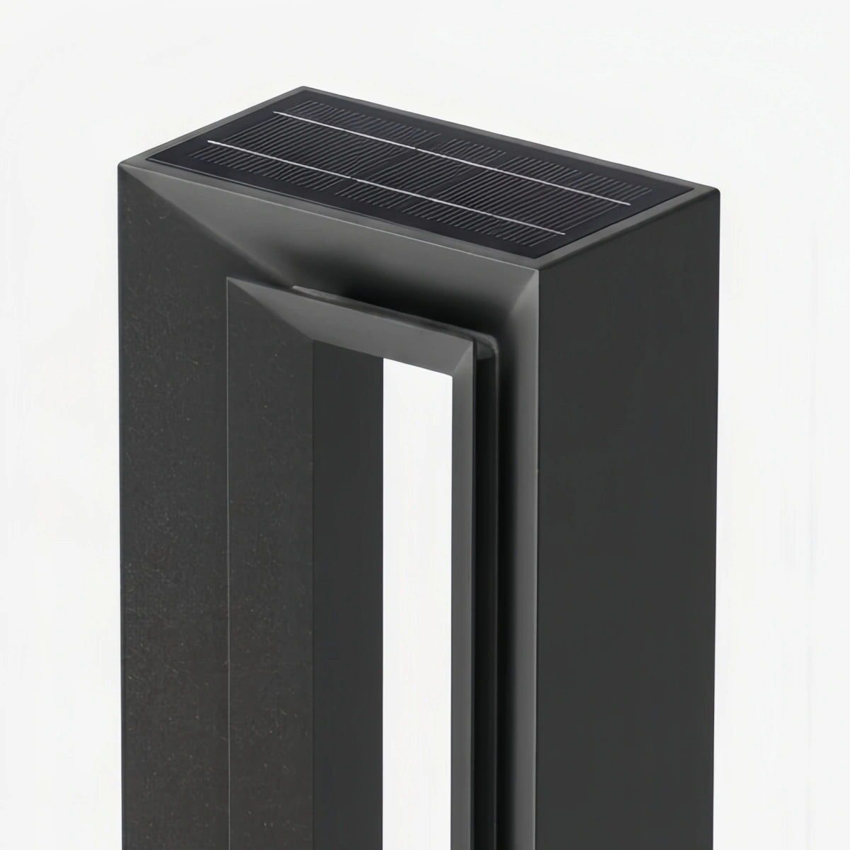 Arcato Modern Rectangular Pathway Light - Black Metal/Acrylic for Garden Paths