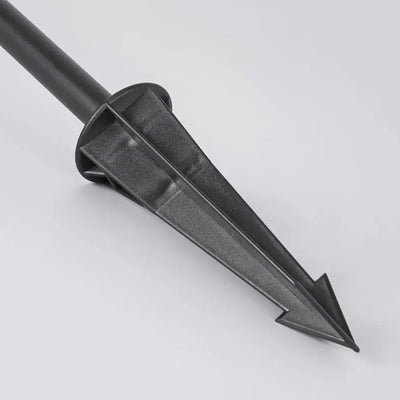 Irondale Modern Black Hooded Outdoor Path Light – Waterproof Garden Lighting
