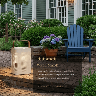 Arcato Modern Cylindrical Outdoor Floor Lamp