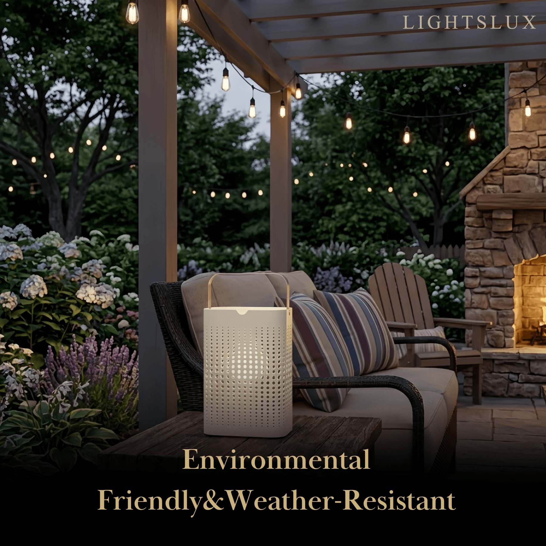 Arcato Modern Cylindrical Outdoor Floor Lamp