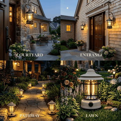 Irondale Vintage Outdoor Pathway Lights