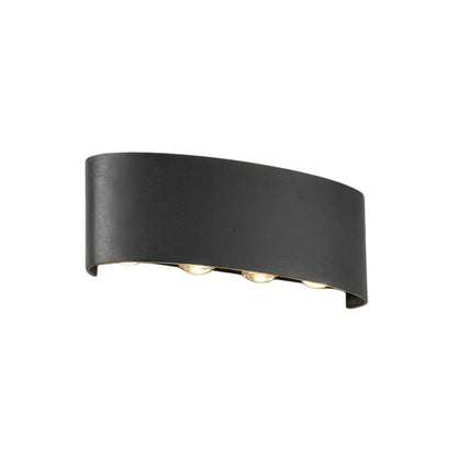 Arcato Modern Outdoor Wall Lamp - Black