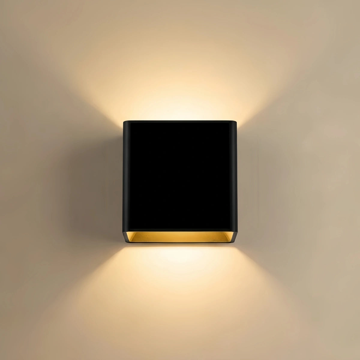 Morandia Modern Square Metal Wall Lamp - 6 Colors for Bedroom