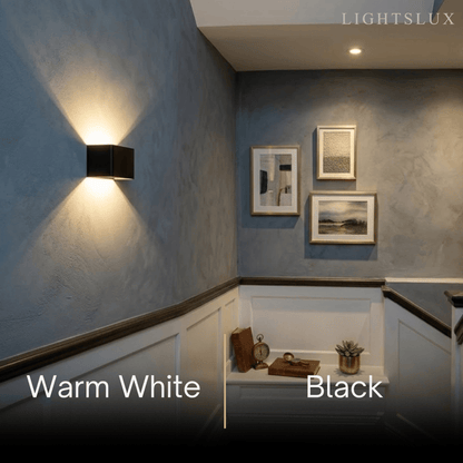 Morandia Modern Square Metal Wall Lamp - 6 Colors
