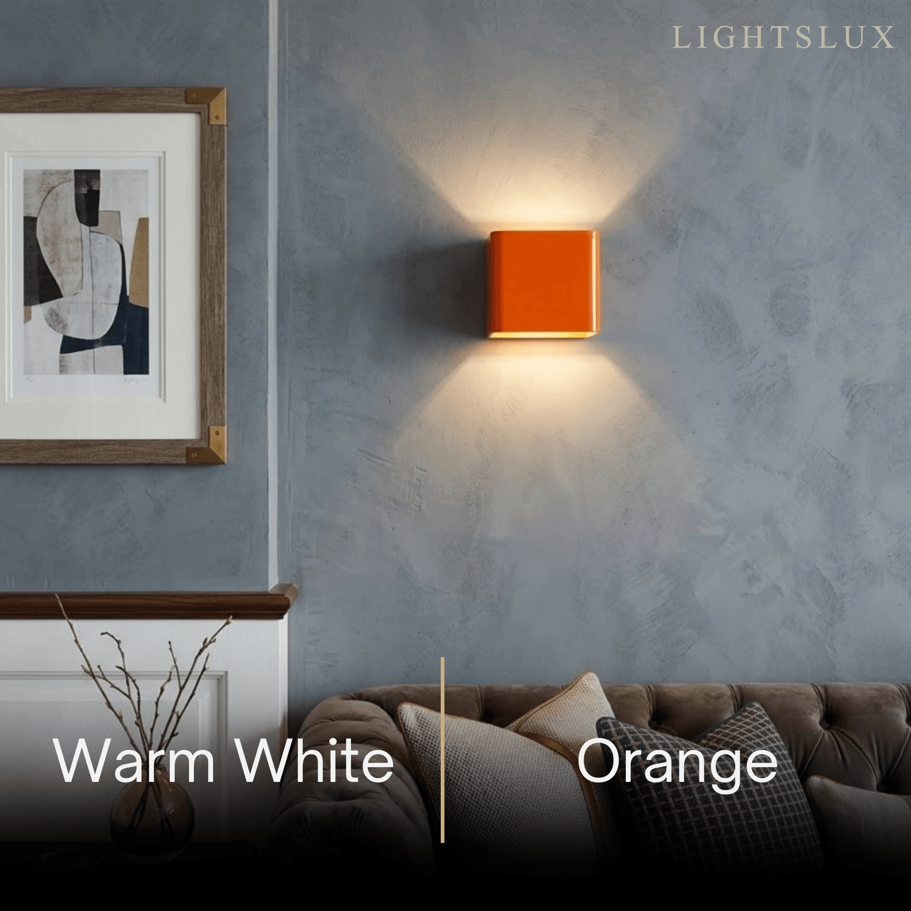 Morandia Modern Square Metal Wall Lamp - 6 Colors