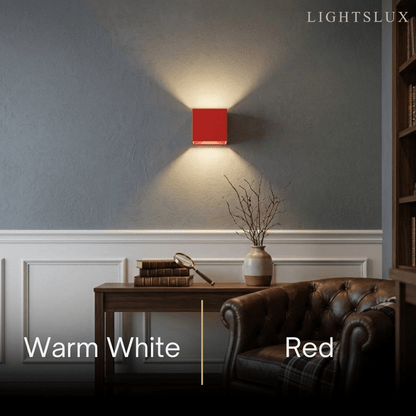 Morandia Modern Square Metal Wall Lamp - 6 Colors