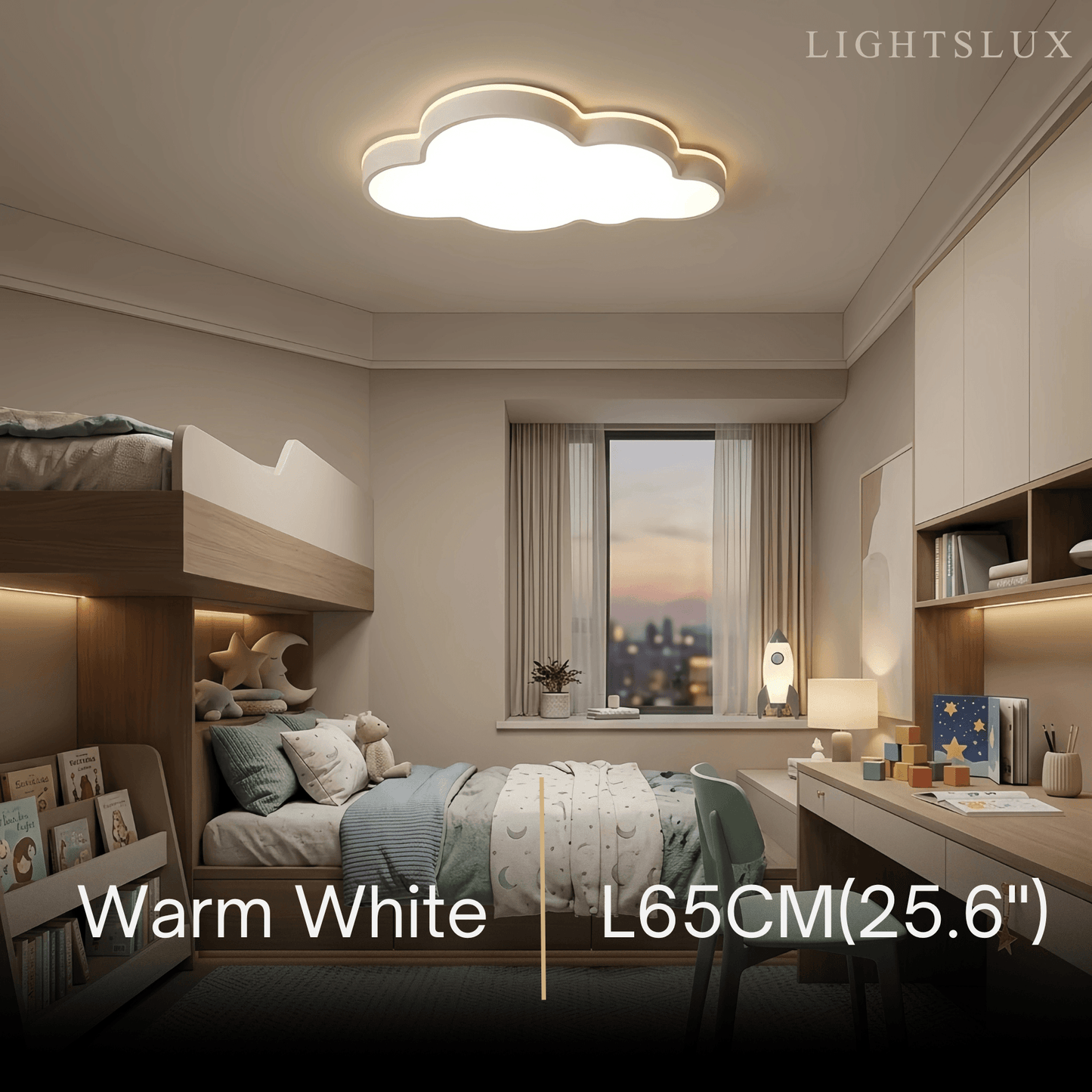 Modern White Flush Mount Ceiling Light