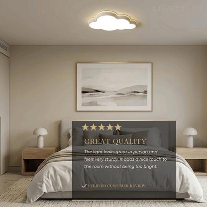 Modern White Flush Mount Ceiling Light
