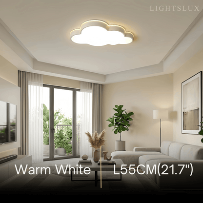 Modern White Flush Mount Ceiling Light