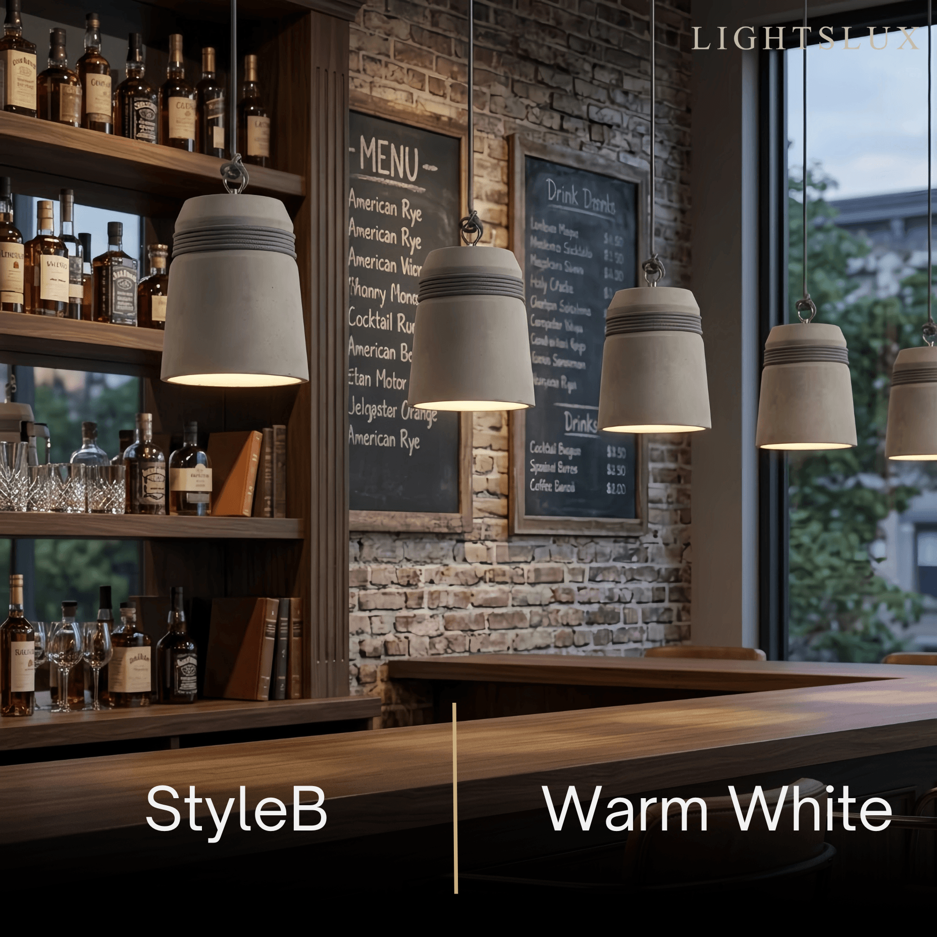 Irondale Industrial Grey Cement Pendant Light